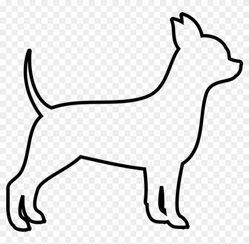 Dog Outline Png - Outline Of A Dog Clipart #2008249