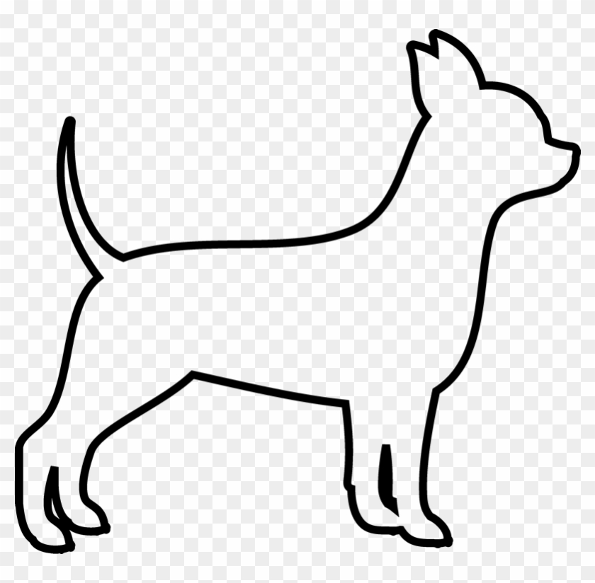 Download Dog Outline Png - Outline Of A Dog Clipart Png Download - PikPng