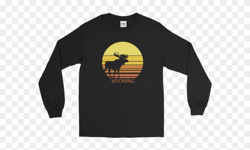 Wyoming Sun Moose - Shirt Clipart #2008321
