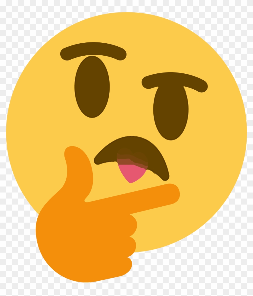 Thonk Discord Emoji Ping Png Thonk Discord - Thinking Discord Clipart