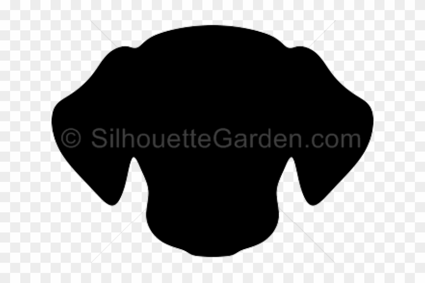 Dog Head Silhouette - Techos De Lamina Clipart