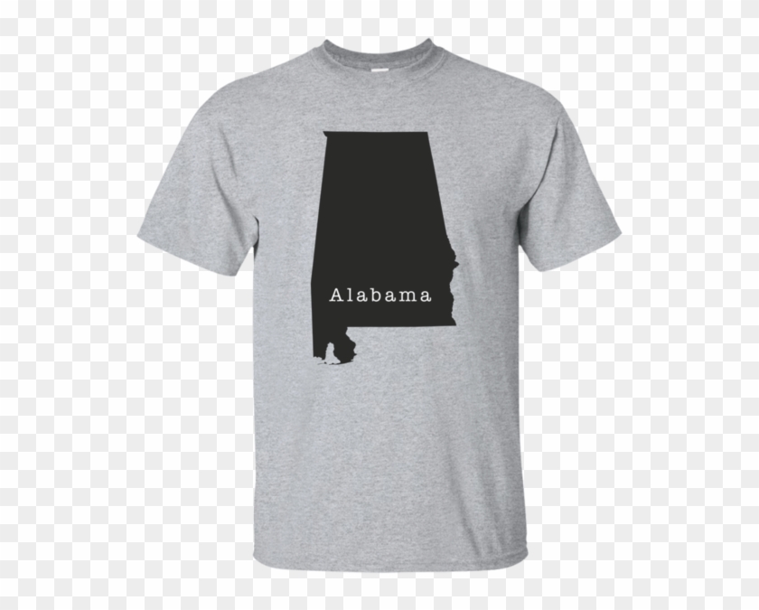 Alabama State Outline T Shirt Clipart 2008740 Pikpng