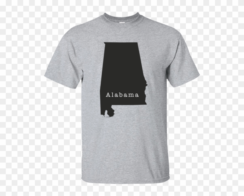 Alabama State Outline T Shirt Clipart