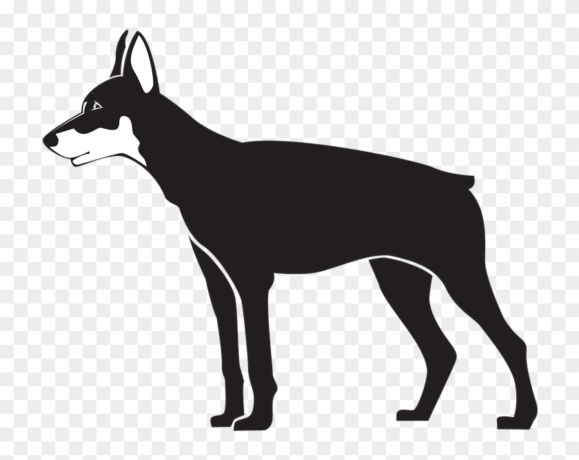 Black Dog Illustration Pet Silhouette Png Clipart #2008903