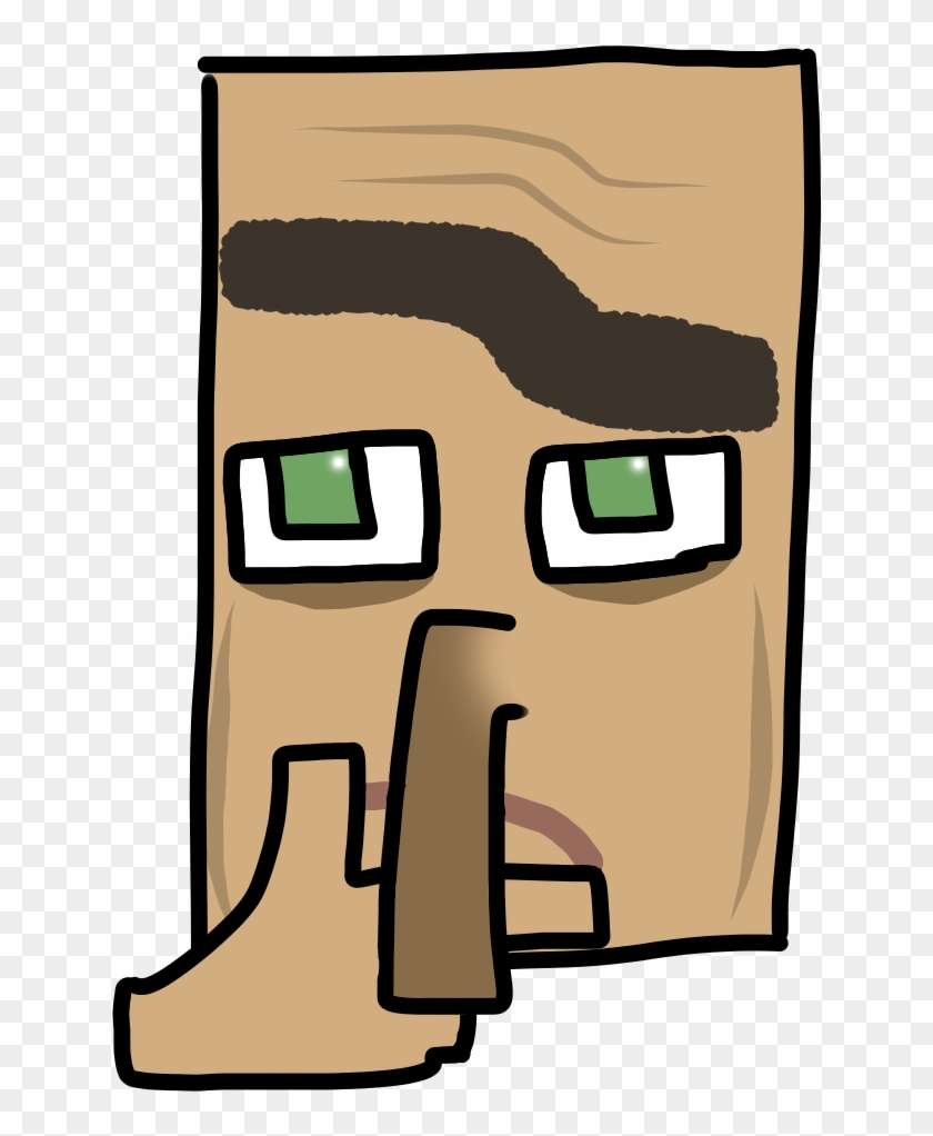 Minecraft Thonk - Cartoon Clipart
