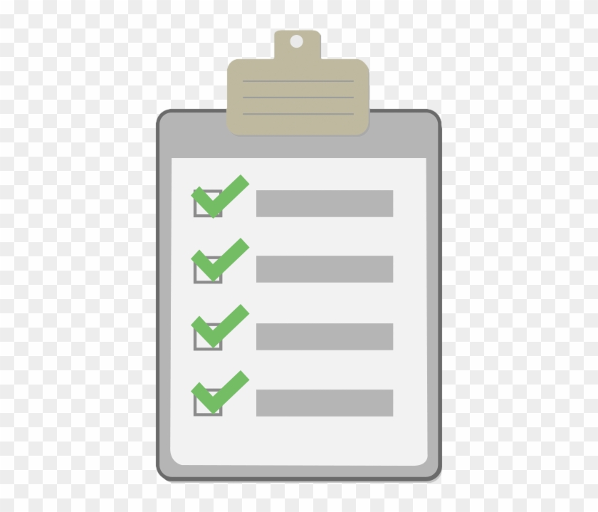 Clipboard Icon Checklist - Illustration - Png Download