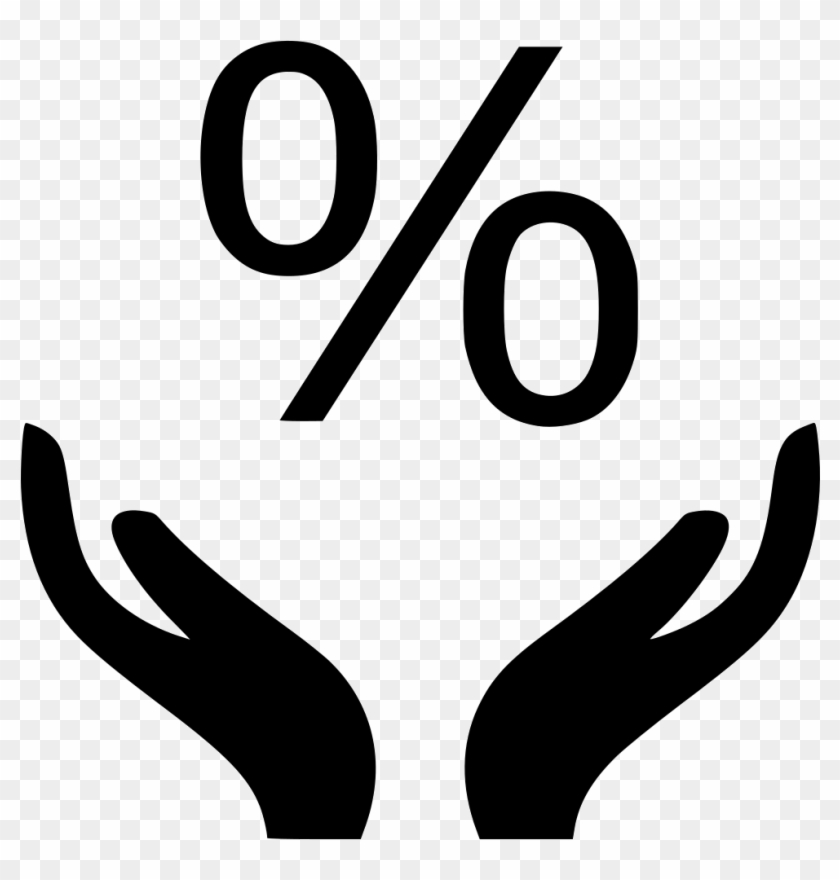 Percentage Rate Percent Finance Money Comments - Hands With Dollar Sign Clipart #2009885