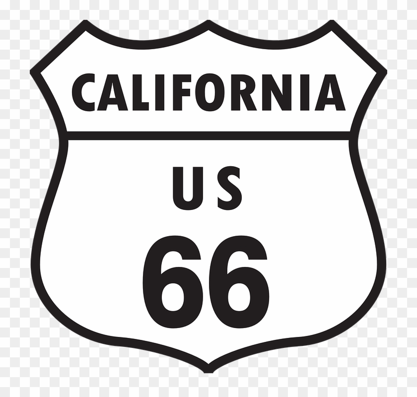 Freeway Clipart Interstate Sign - California Clipart - Png Download #2009956