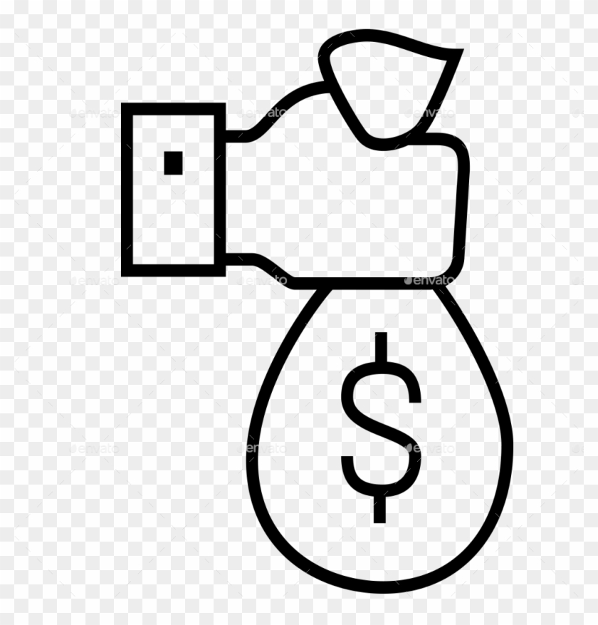 30 Finance Line Icons - Line Art Clipart