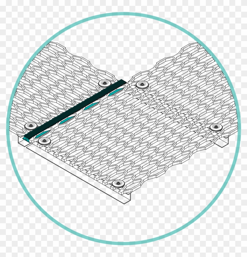 Walkway Joiner Walkway Corner - Circle Clipart