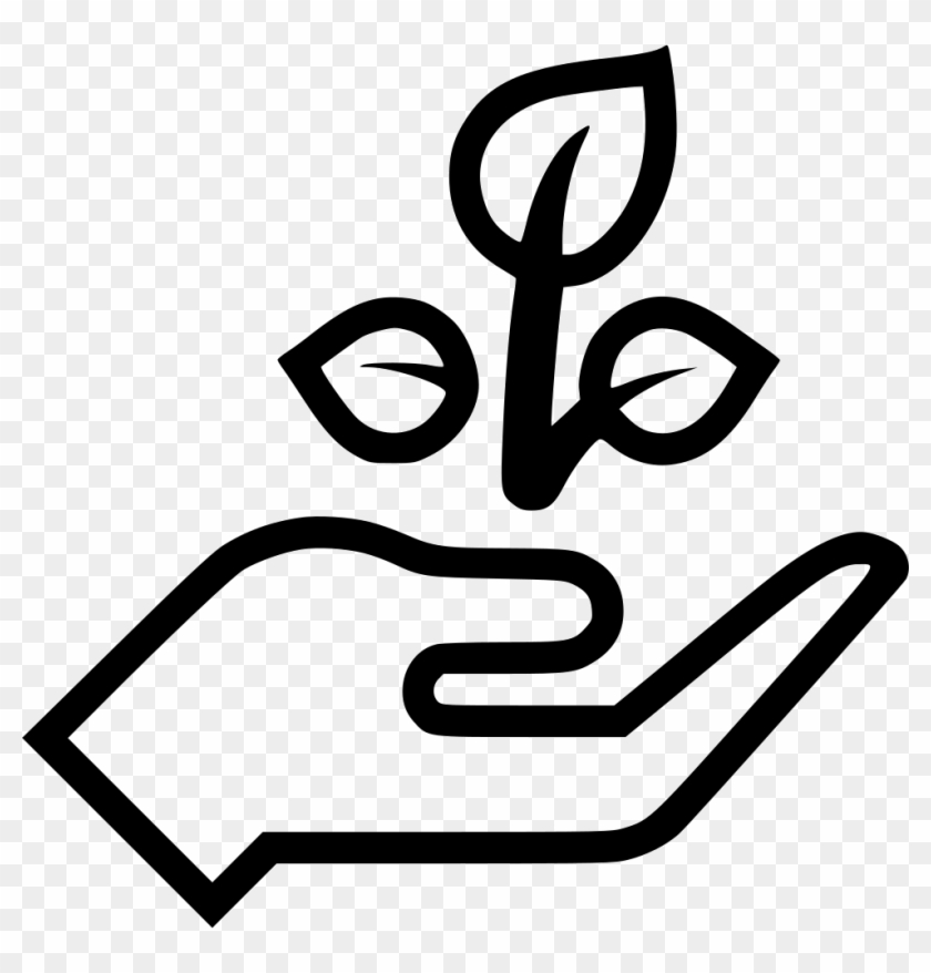 Png File Svg - Hand Plant Icon Png Clipart