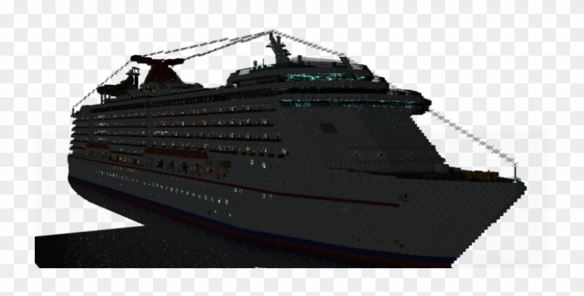Carnival Legend Ship Map For Minecraft - Cruiseferry Clipart #2010871