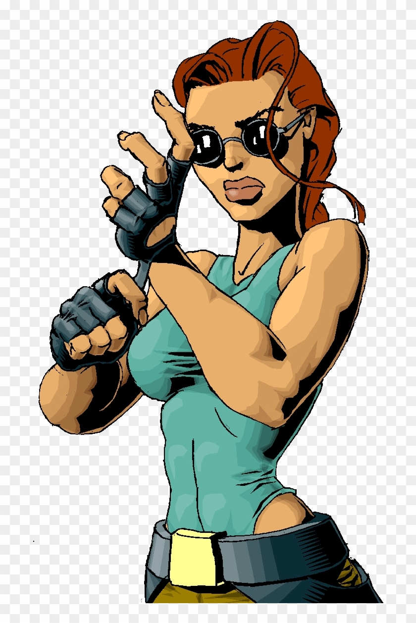 Tomb Raider Original Concept Art - Lara Croft Concept Art 1996 Clipart