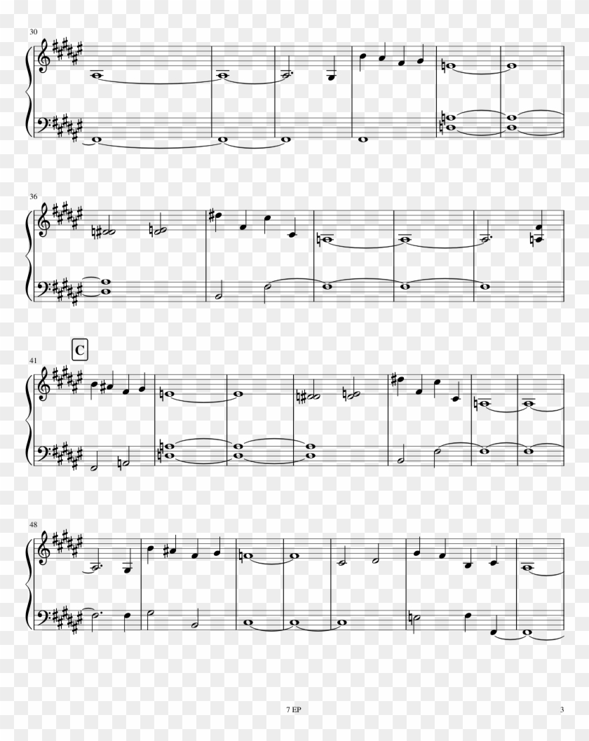 7 Sheet Music Composed By Joel Thomas Zimmerman 3 Of - Deadmau5 Avaritia Sheet Music Clipart