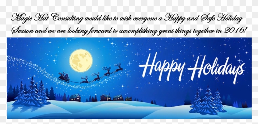 Magic Hat Consulting Followed - Christmas Card Clipart