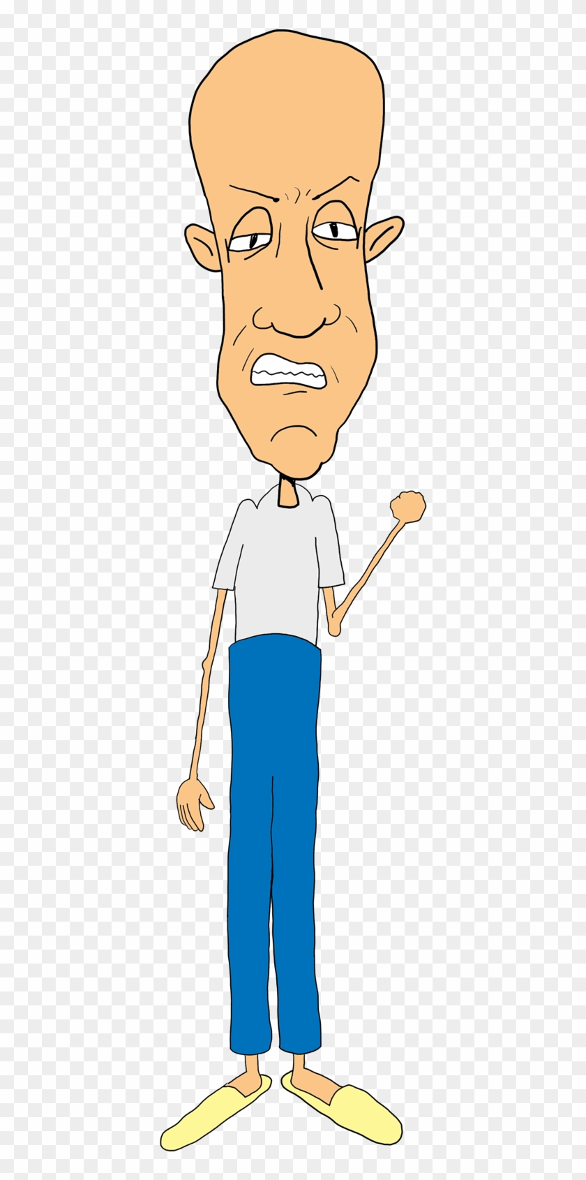 Get Off My Lawn Old Man Clipart #2011744