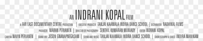 Production Credit - Transparent Film Credit Png Clipart #2012164