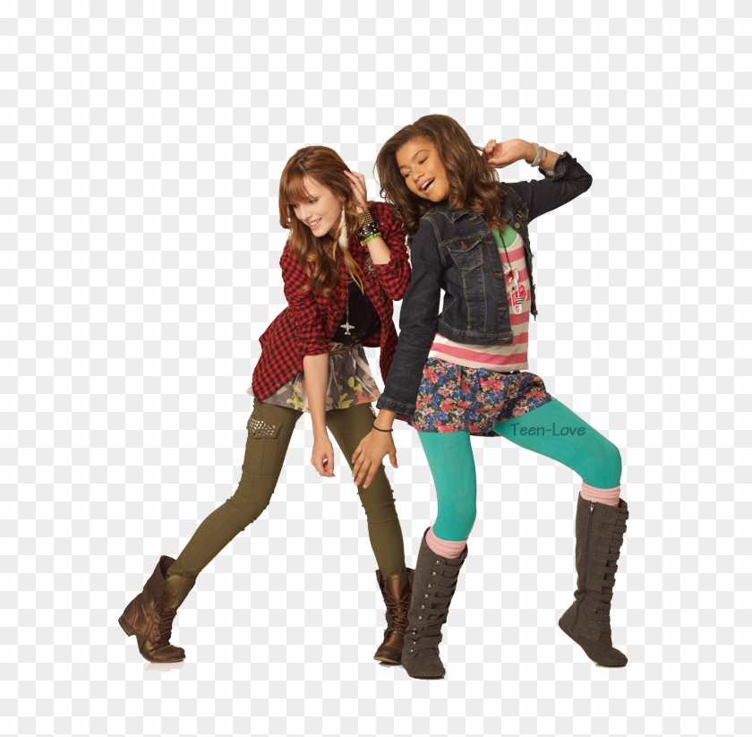 Zendaya Y Bella Png [1] - Bella Thorne And Zendaya Shake It Up Outfits Clipart #2012260