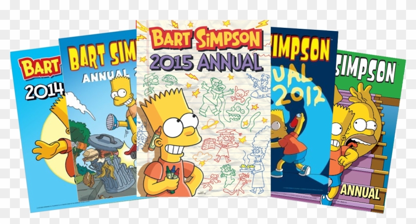 Bart Simpson Annuals - Comic Book Clipart #2012261