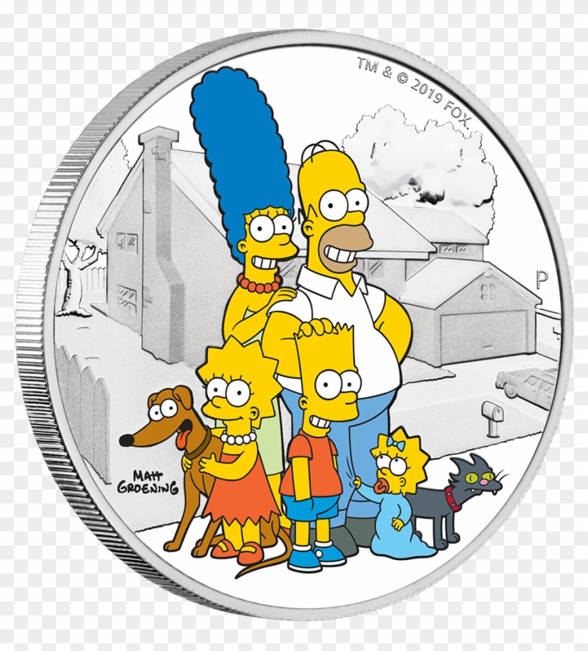 Iktuv21987 1 - Simpsons Coins Perth Mint Clipart #2012293
