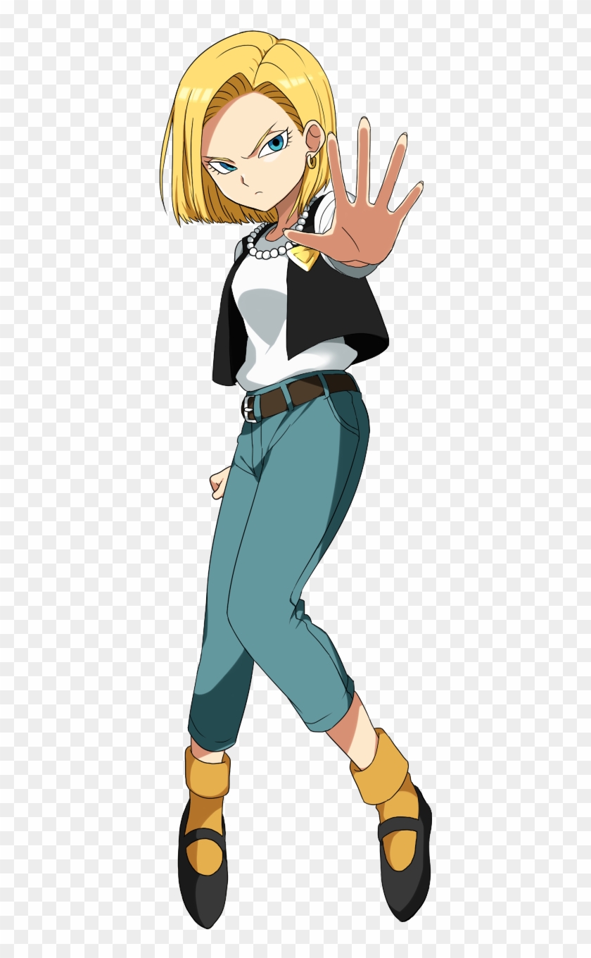 Dragon Ball Z Cell Saga Fan Art ☆ Android 18 Girl Dragon, - Androide 18 Saga Cell Clipart