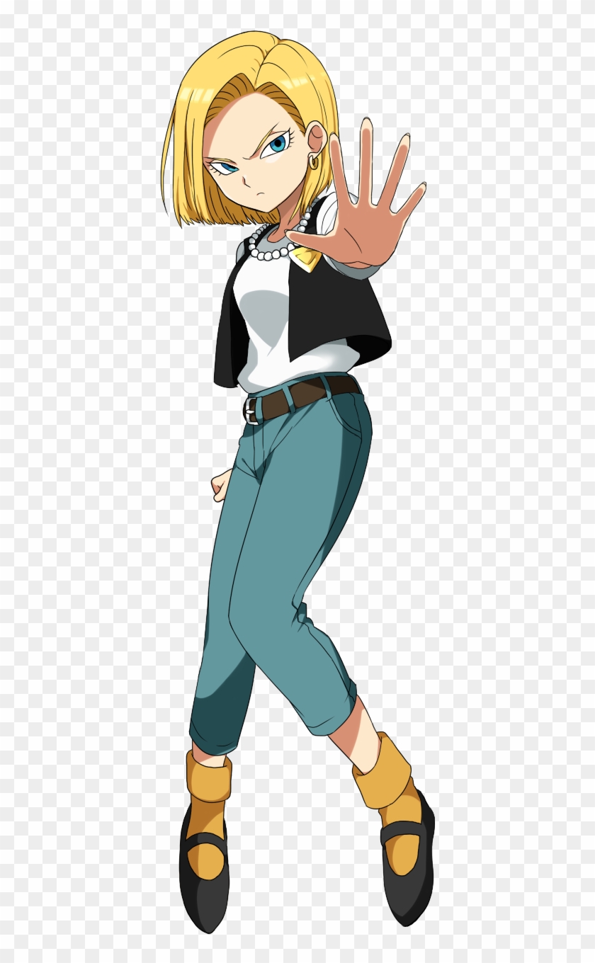 Dragon Ball Z Cell Saga Fan Art ☆ Android 18 Girl Dragon, - Androide 18 Saga Cell Clipart #2012477