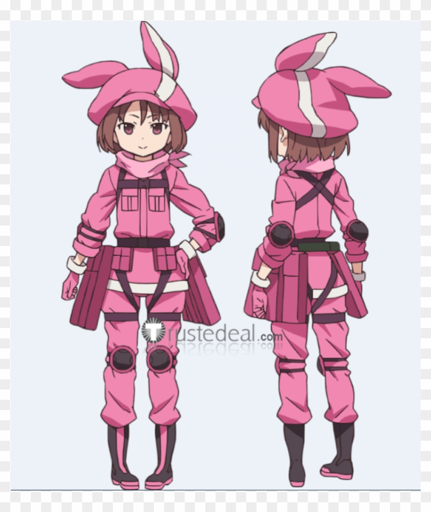Sword Art Online Ggo Alternative Kohiruimaki Karen Gun Gale Online Llenn Clipart 1 Pikpng