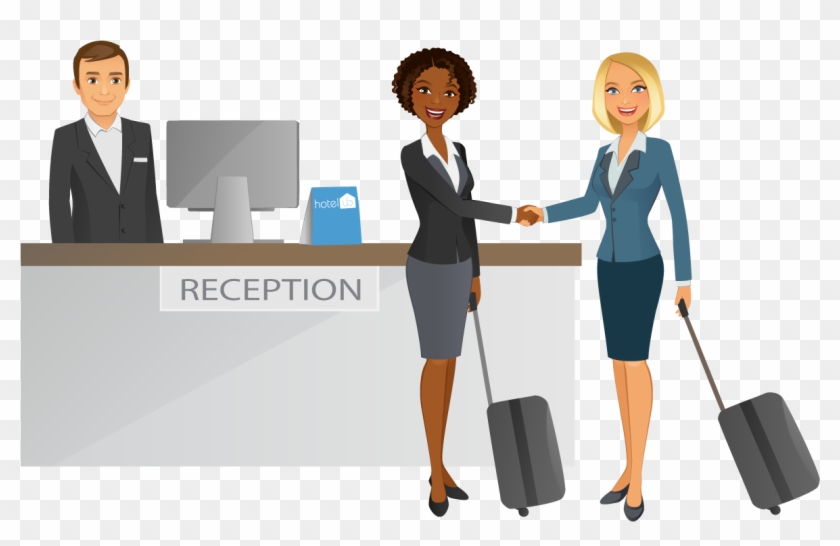 Hotel Receptionist Png - Relaciones Publicas En Un Hotel Clipart