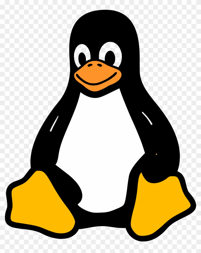 Linux Logo Png - Linux Penguin Clipart