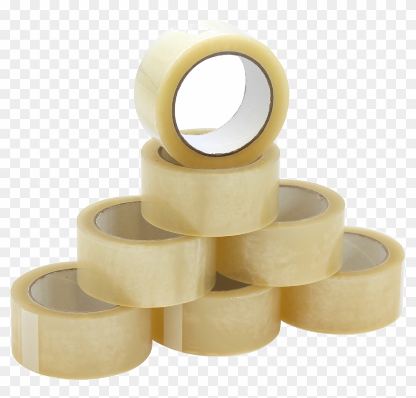 Tape 2 X 55 - Rolls Of Clear Tape Clipart #2013504