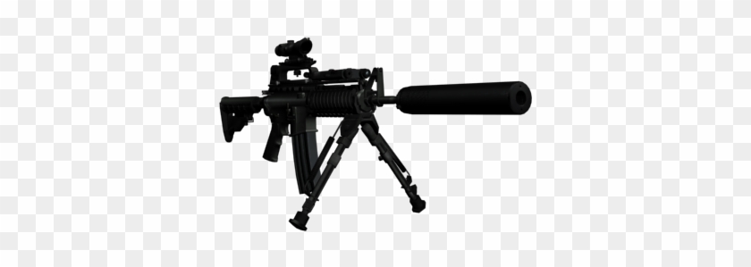 M4a1 Big Ass Gun - Machine Gun Clipart #2014319