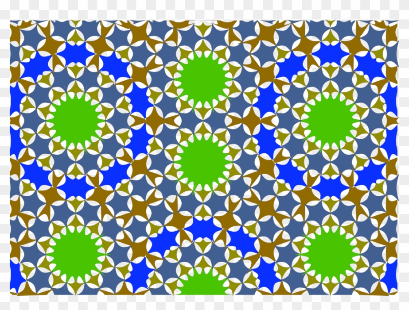 Islam Circle Sky Png - Islamic Geometric Green Clipart #2015023