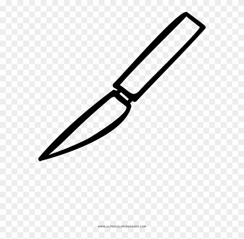 Scalpel Coloring Page - Blade Clipart #2015189