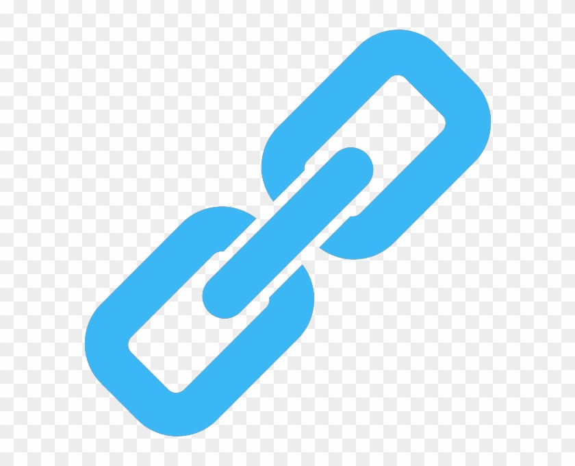 Link Icon Light Blue Clipart