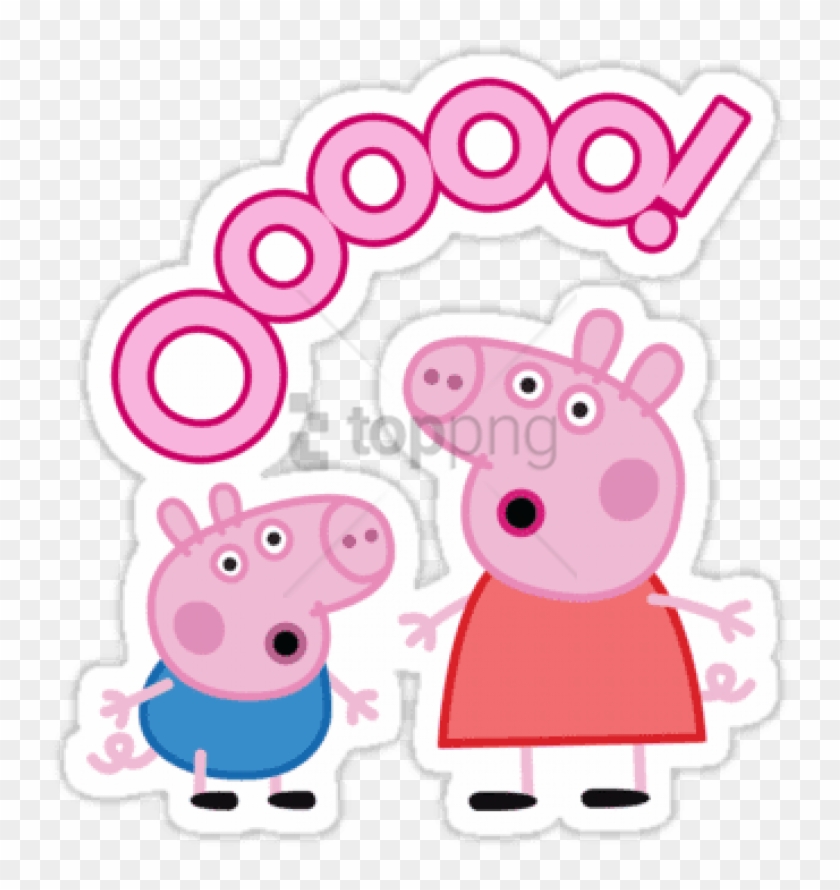 Free Png Download Peppa Pig Ooo Sticker Clipart Png Transparent Png