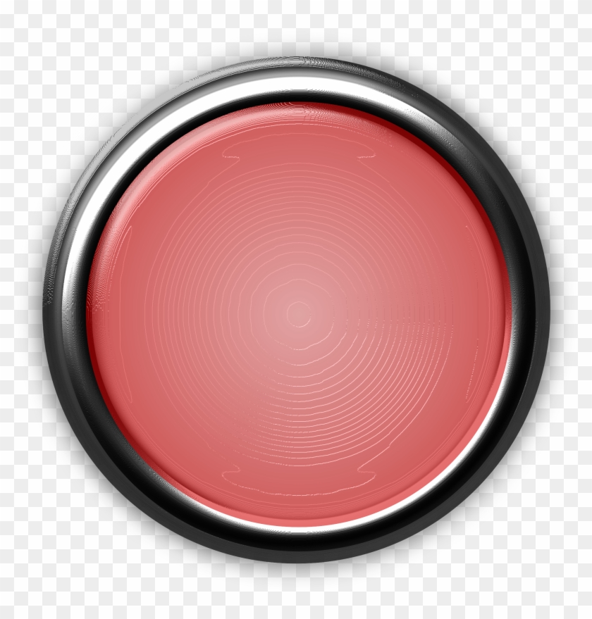 This Free Icons Png Design Of Red Button With Internal - Red Light Button Transparent Clipart