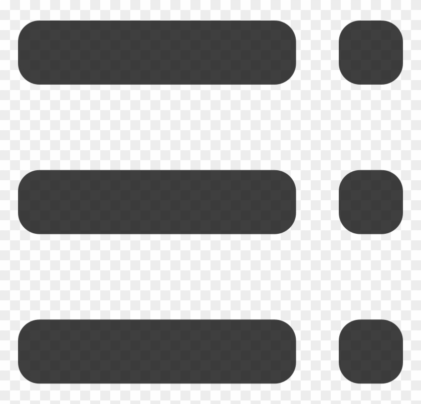 File - Visualeditor - Icon - Bullet List Rtl - Svg - Bulleted List Icon Png Clipart