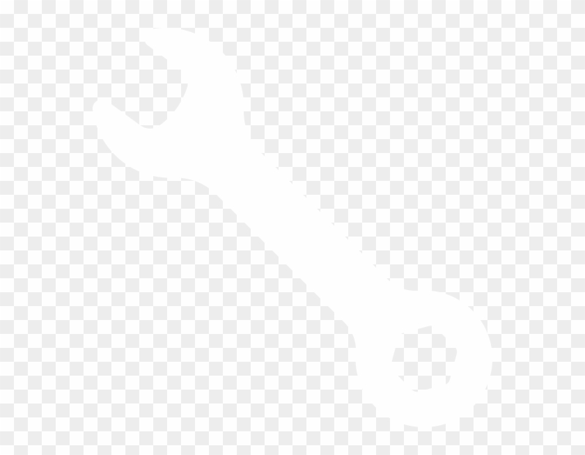 Report Bug - White Spanner Icon Png Clipart