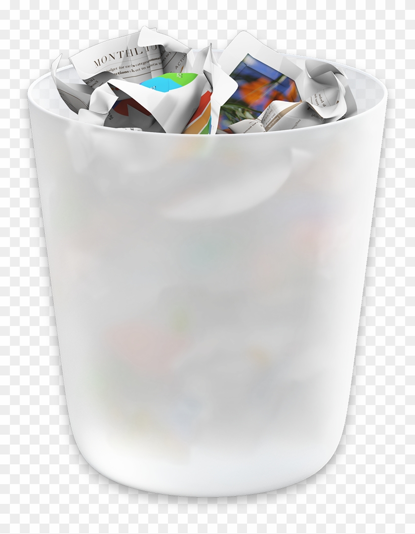 Yosemite Trash Icon Mac Os X - Recycle Bin Mac Icon Clipart #2016514