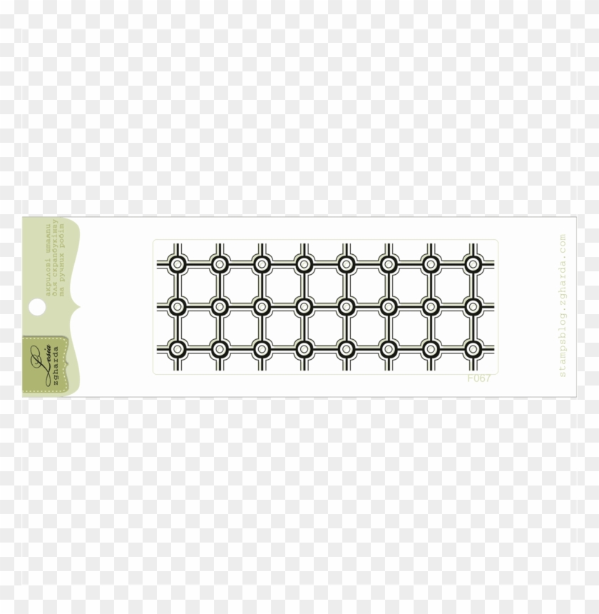 {f067} Stamp "squares With Circles" - Colorfulness Clipart #2016515