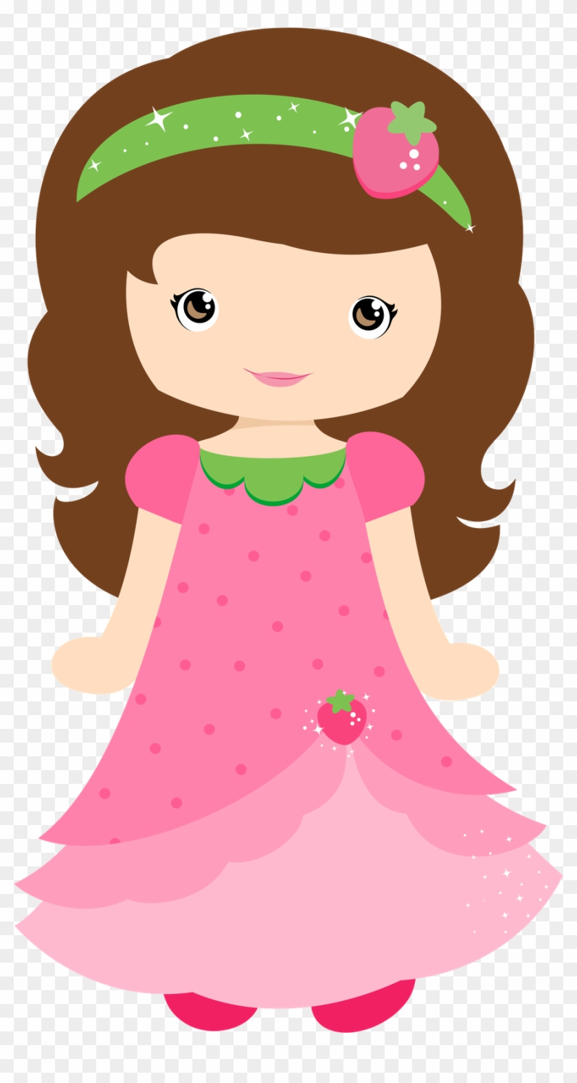 Moranguinho - Strawberry Princess Clip Art - Png Download #2016599