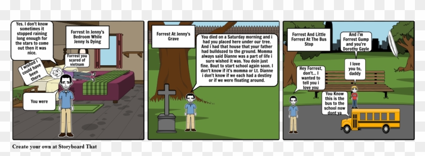 Forrest Gump Last Scene By Cody Head - Cartoon Clipart #2016702