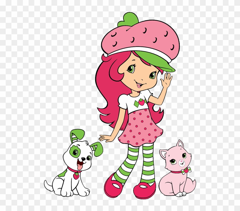 Custard Pupcake Png Moranguinho Ⓒ - Strawberry Shortcake Cartoon Clipart Transparent Png #2016703