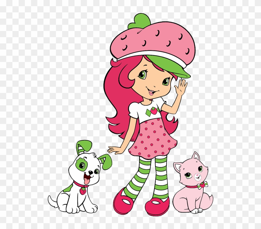 Custard Pupcake Png Moranguinho Ⓒ - Strawberry Shortcake Cartoon Clipart Transparent Png
