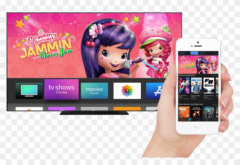 Appletvmobile Glamshot-cherryjam - Iphone Clipart