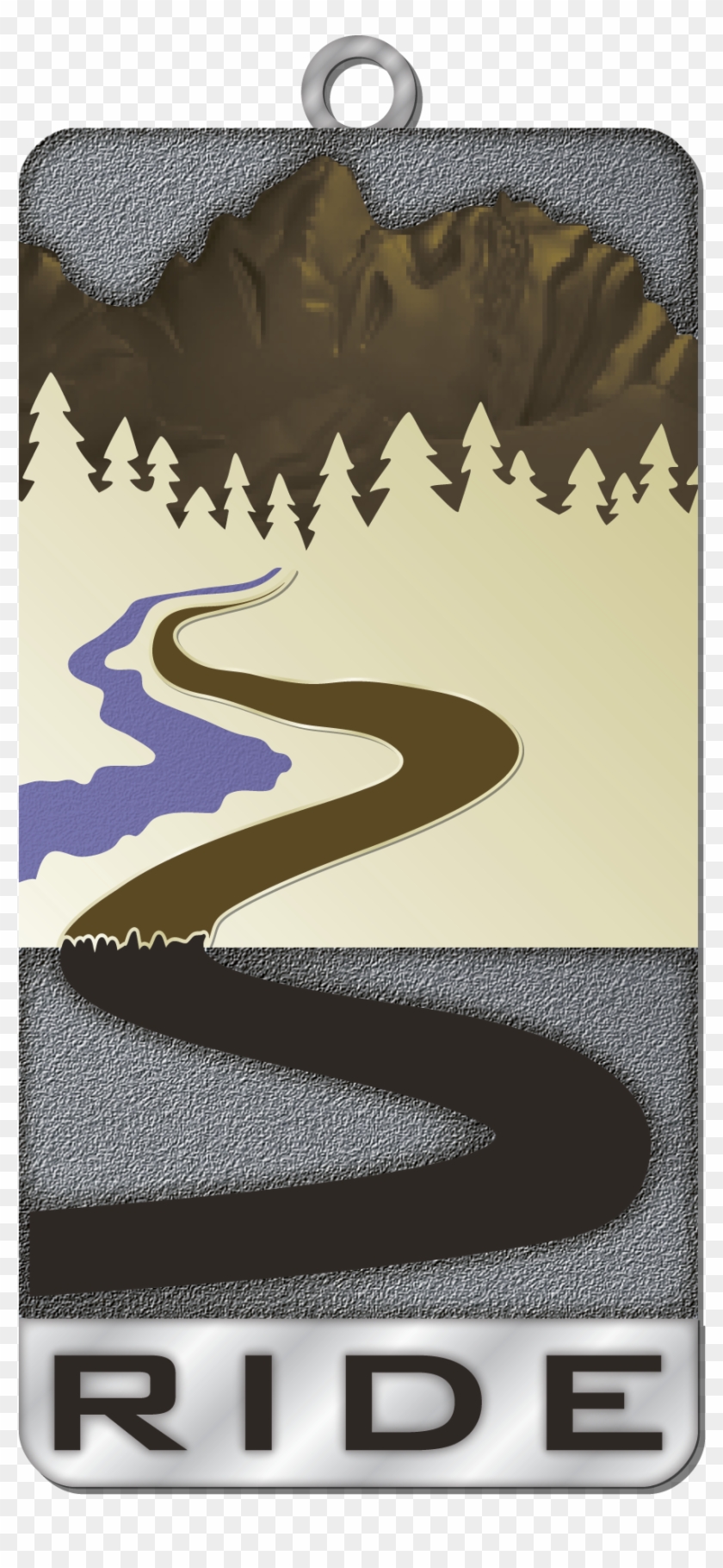 Ride For Men Charm - Graphic Design Clipart #2016850