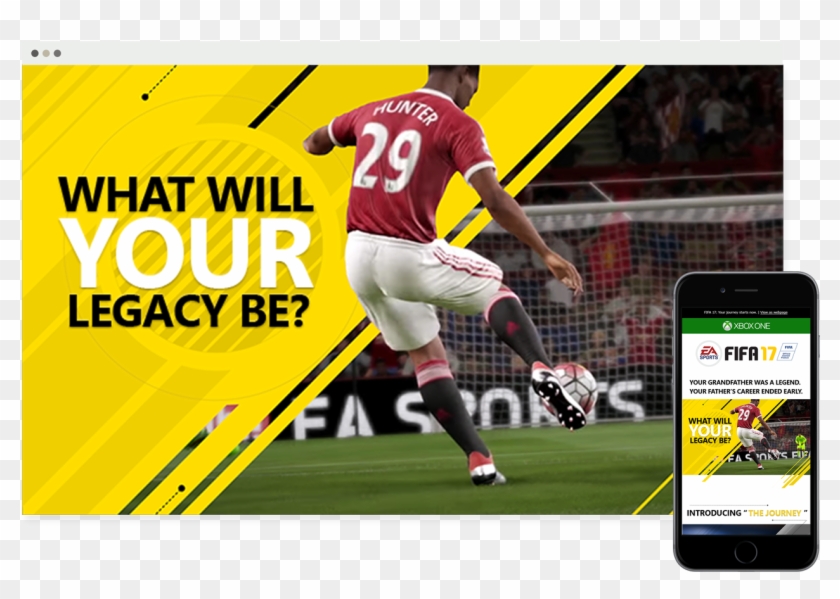 Fifa 17 Post Launch Email Campaign - Kick American Football Clipart