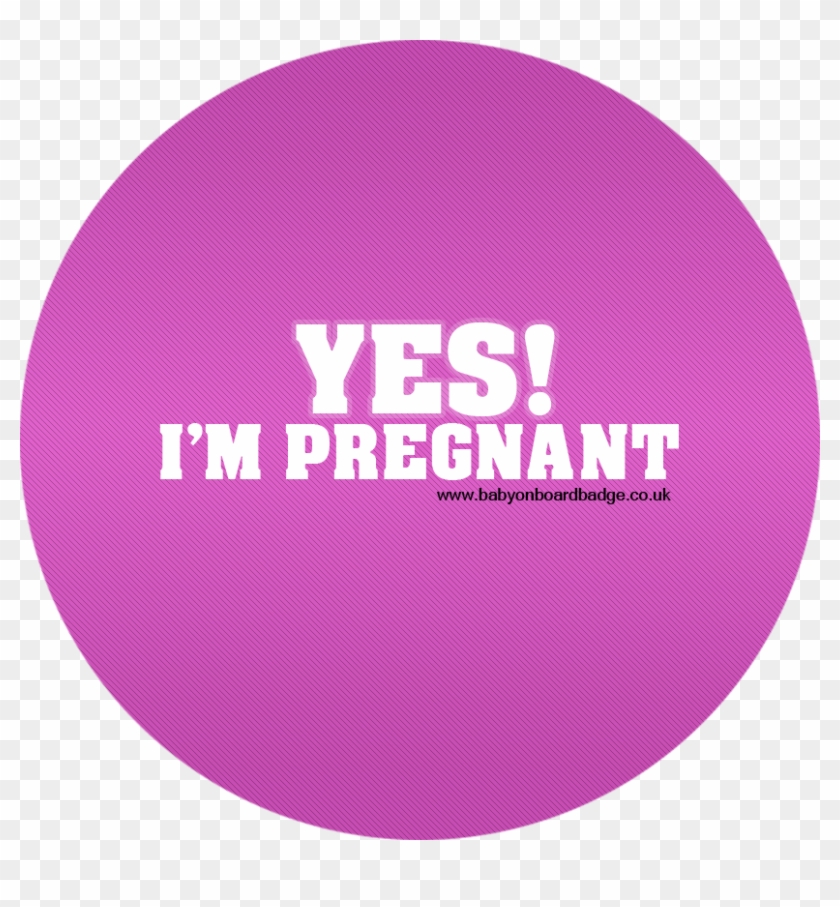 Yes Pregnant Pink - Green I Need You Tonight Clipart #2017154