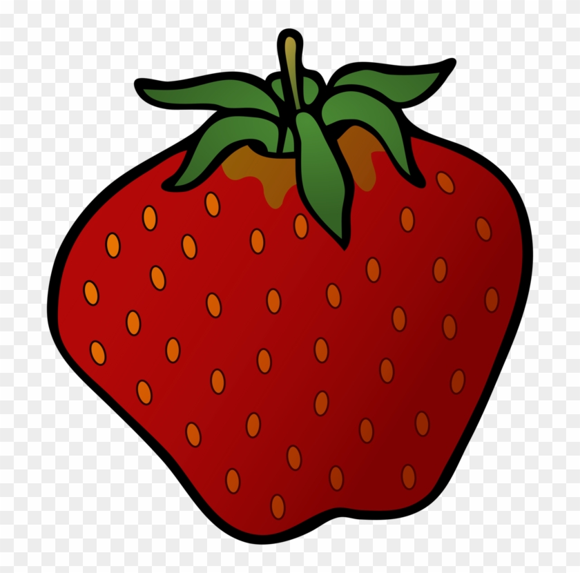 Tart Clipart Strawberry Shortcake Cake - Cartoon Strawberry - Png Download