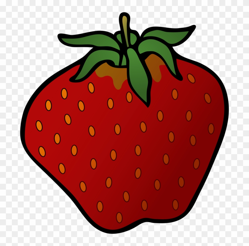 Tart Clipart Strawberry Shortcake Cake - Cartoon Strawberry - Png Download #2017202